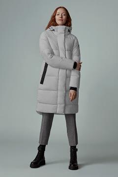 Chamarras Canada Goose Mujer México - Byward Abrigos Black Label Grises YH6234950